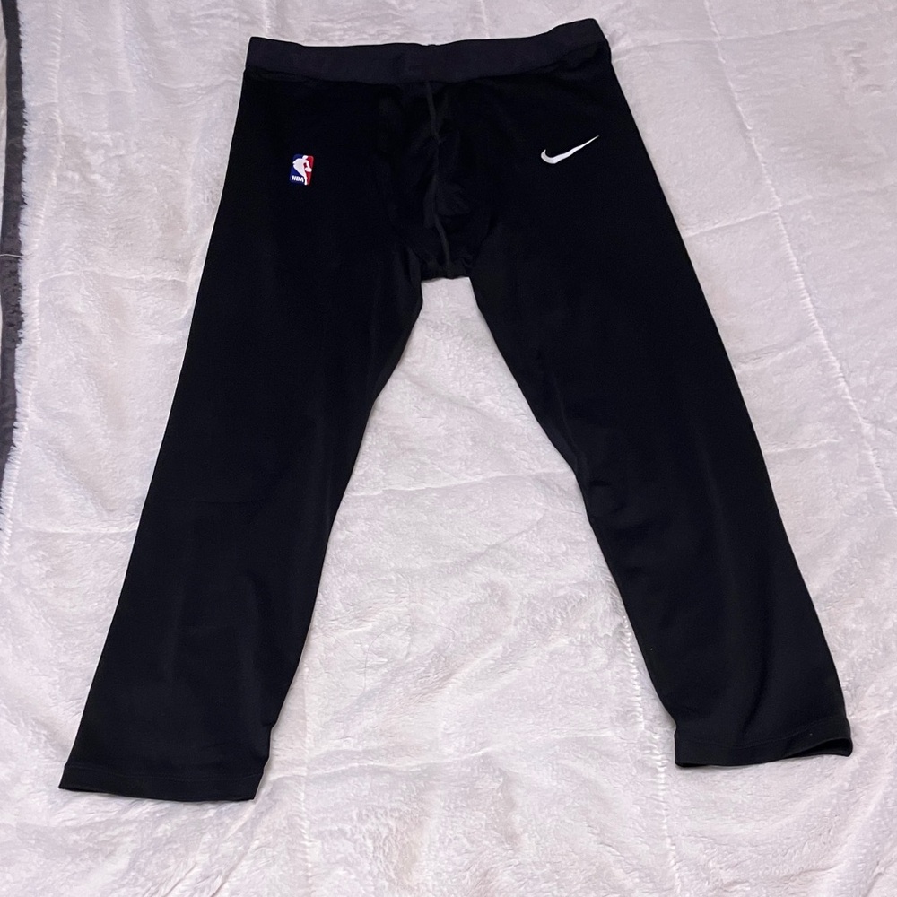 Nike Black Joggers with NBA Logo